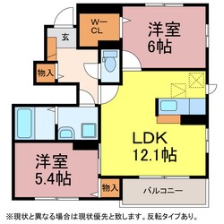 プラシードの物件間取画像